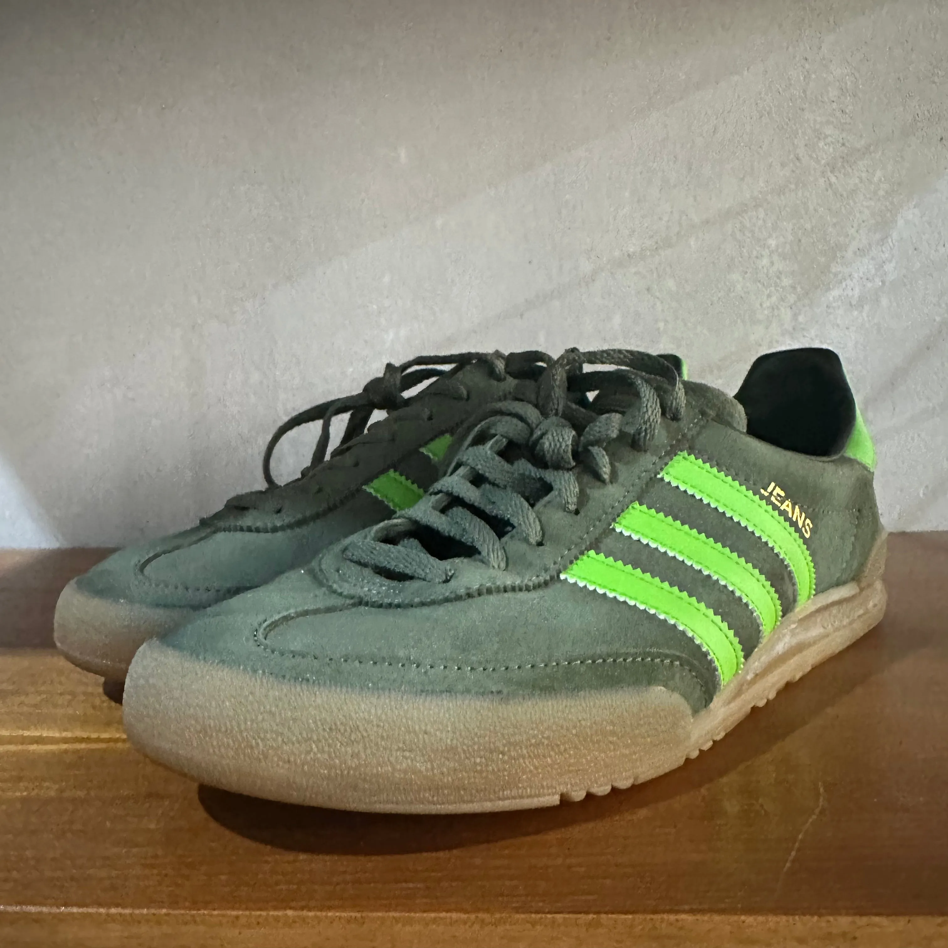 adidas Jeans 2016 Trainers - UK 9 - Green / Slime