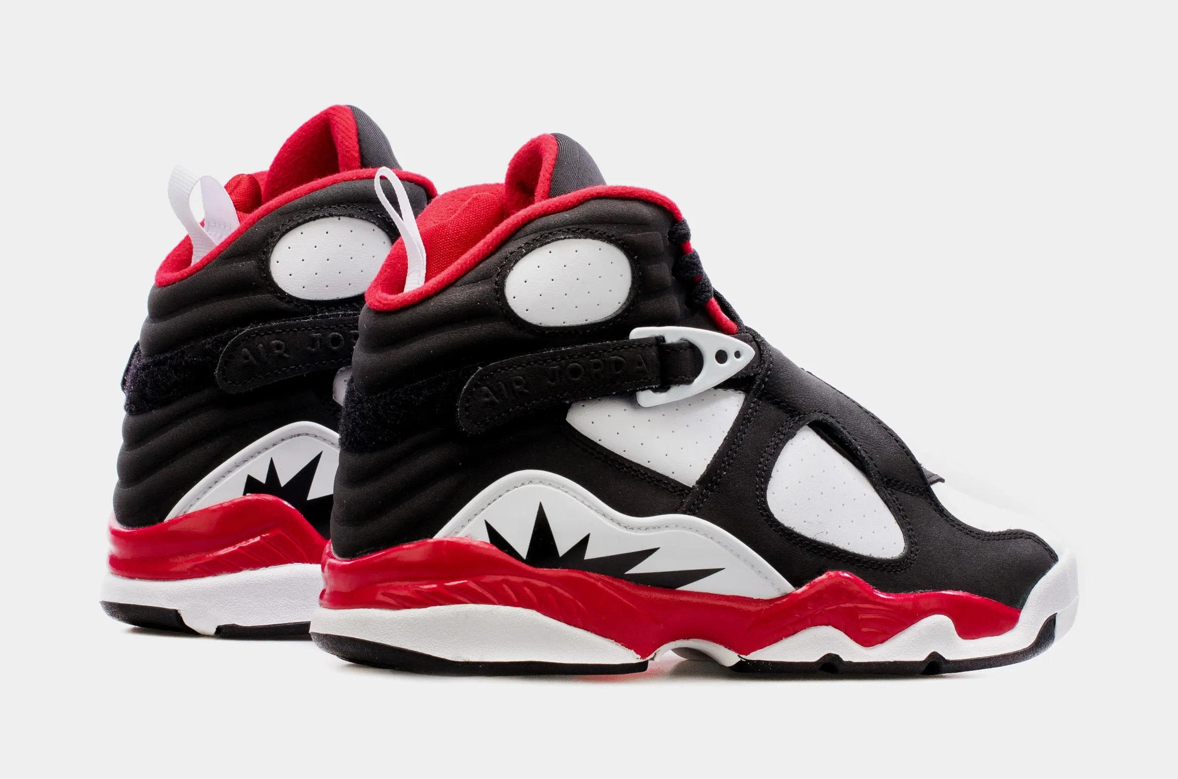 Air Jordan 8 Paprika Grade School Lifestyle Shoes (Black/Red)