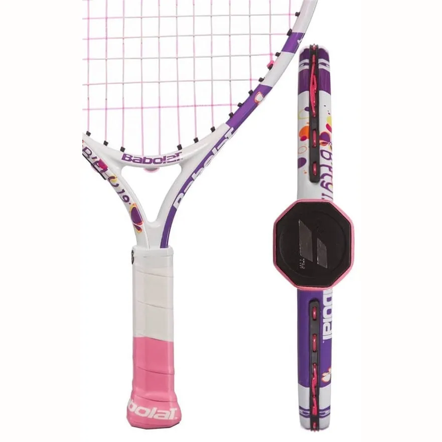 Babolat B-FLY 19 White Purple Tennis Racket 2023