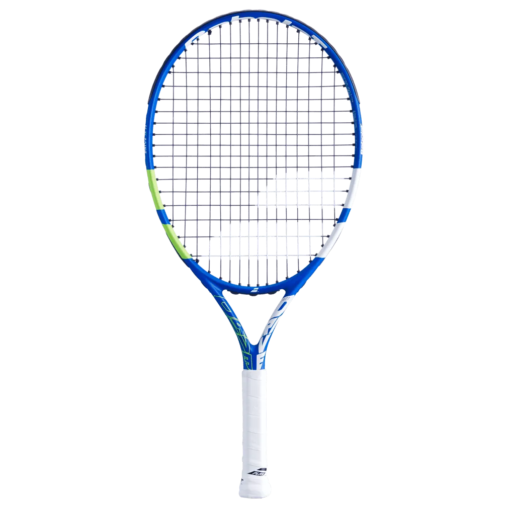Babolat Drive Junior 23 Blue Green White 215gm Strung With Cover Tennis Racket