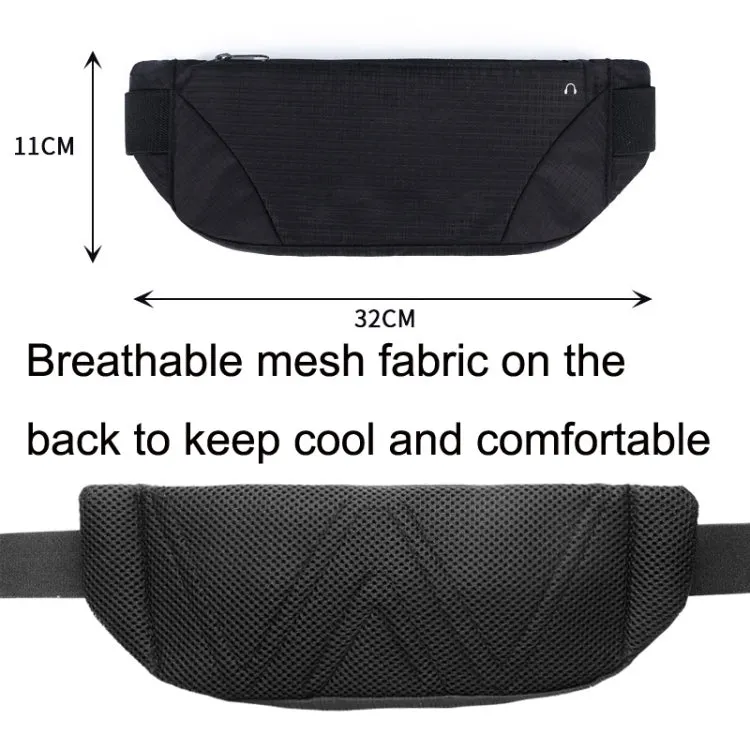Outdoor Sports Running Ultra-light Large-capacity Close-fitting Phone Waist Bag(Yellow)