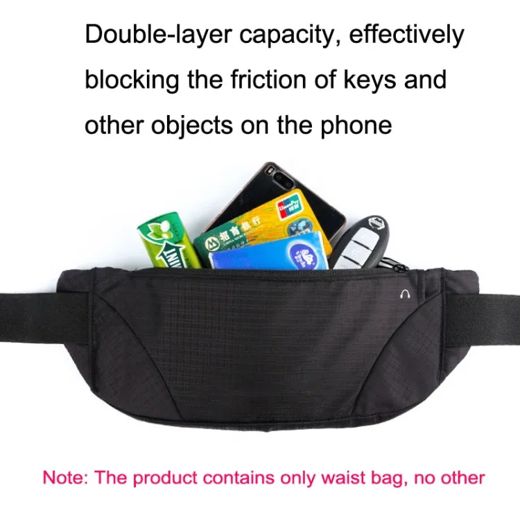 Outdoor Sports Running Ultra-light Large-capacity Close-fitting Phone Waist Bag(Yellow)
