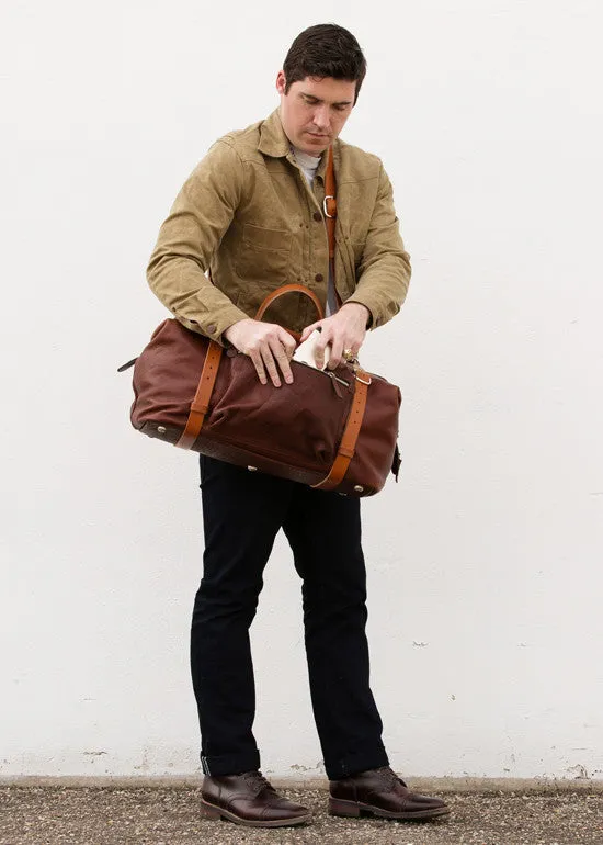 Roamographer | An American Bison Leather Duffle Bag