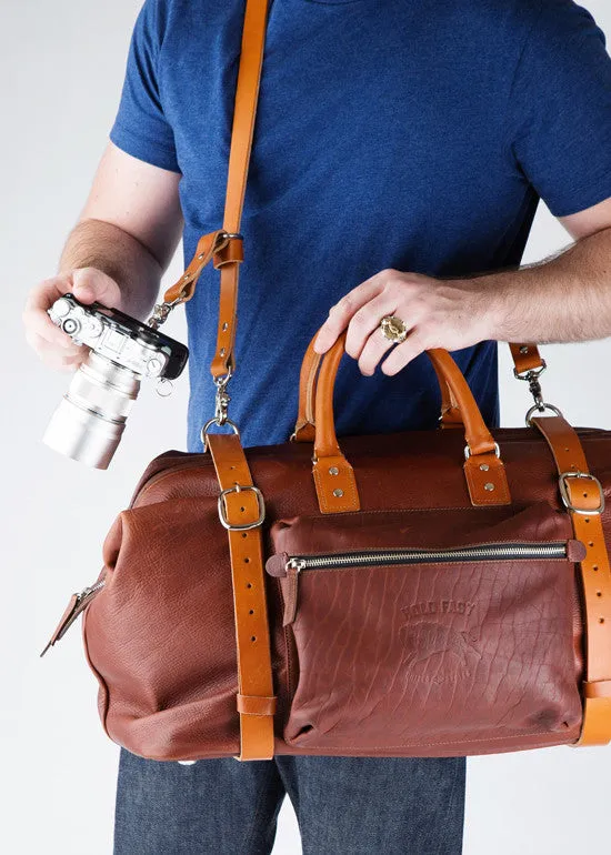 Roamographer | An American Bison Leather Duffle Bag