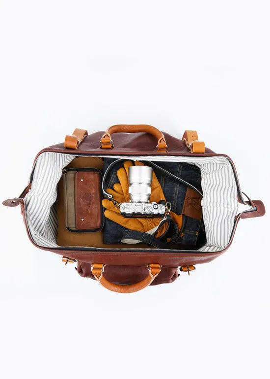 Roamographer | An American Bison Leather Duffle Bag