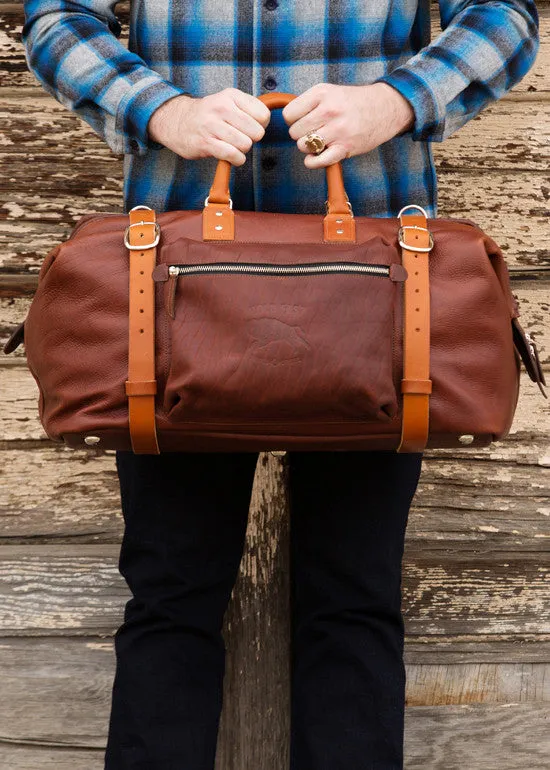 Roamographer | An American Bison Leather Duffle Bag