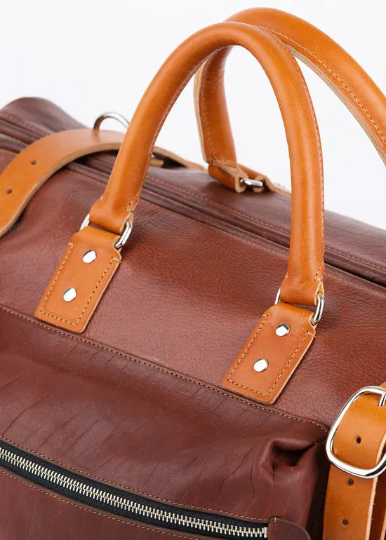 Roamographer | An American Bison Leather Duffle Bag