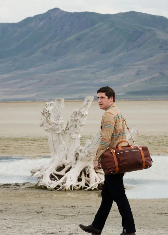 Roamographer | An American Bison Leather Duffle Bag