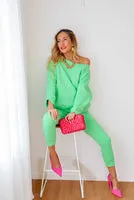 Shen Luxe Green Sweat Pant