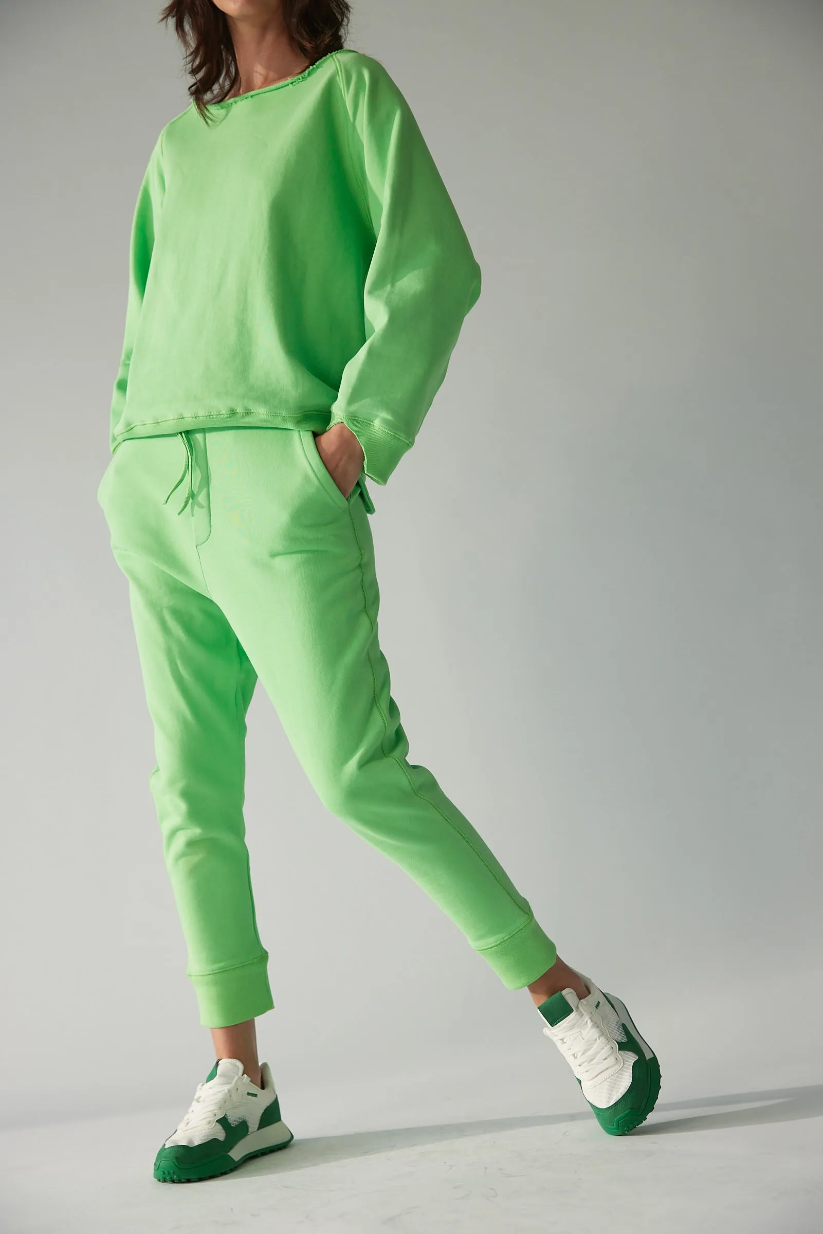 Shen Luxe Green Sweat Pant
