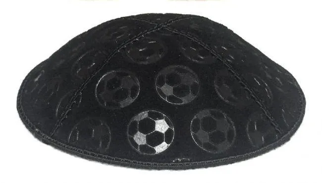 Sports Theme Suede Kippahs Personalized
