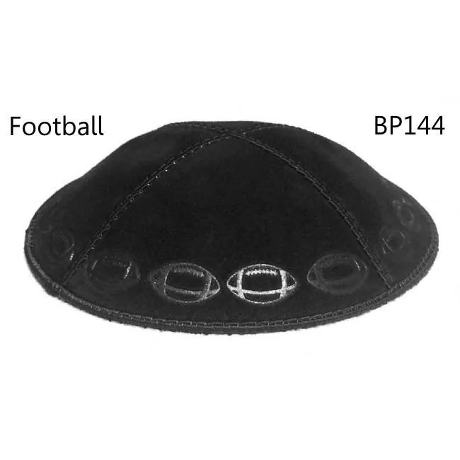 Sports Theme Suede Kippahs Personalized