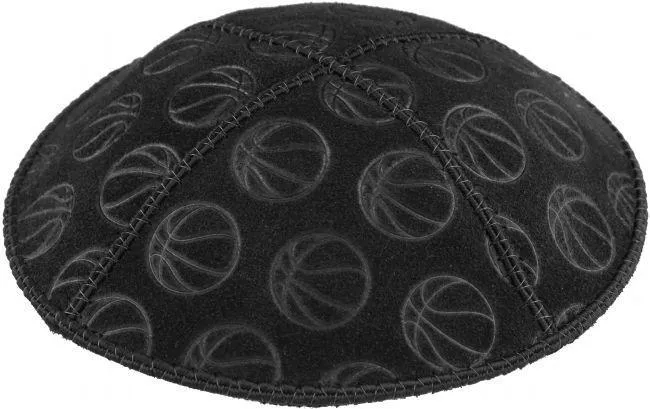 Sports Theme Suede Kippahs Personalized