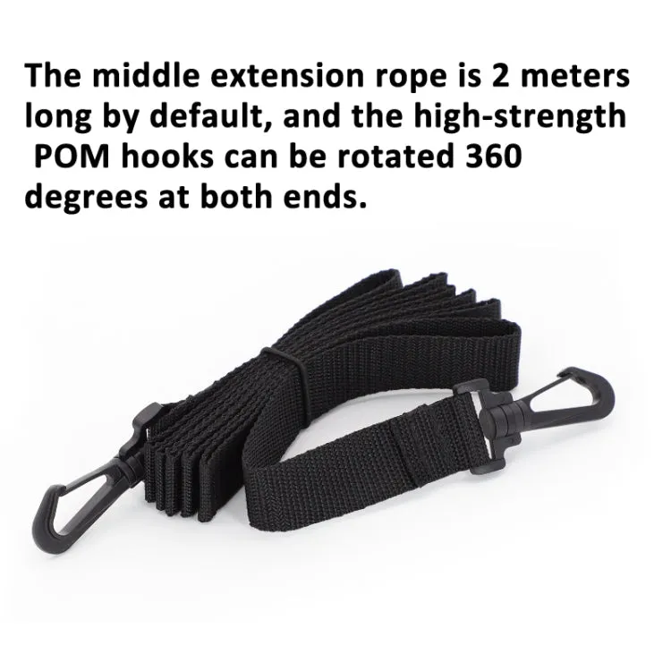 Swimming Strength Training Resistance Umbrella Set, Spec: Adjustable Black