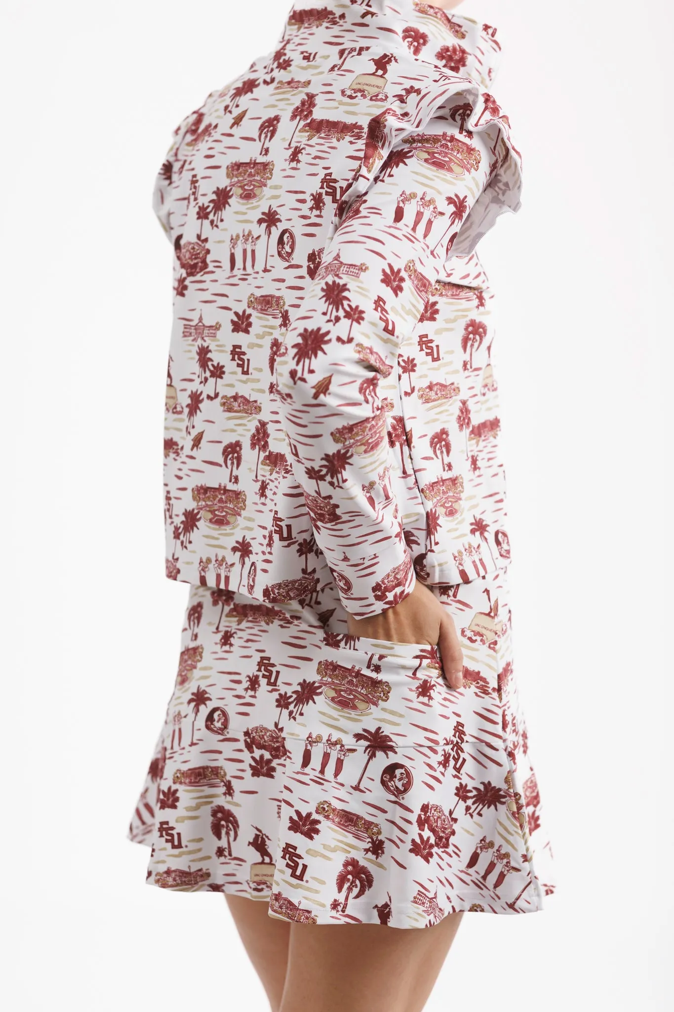 Tailgate Collection Molly Skort - Florida State Toile