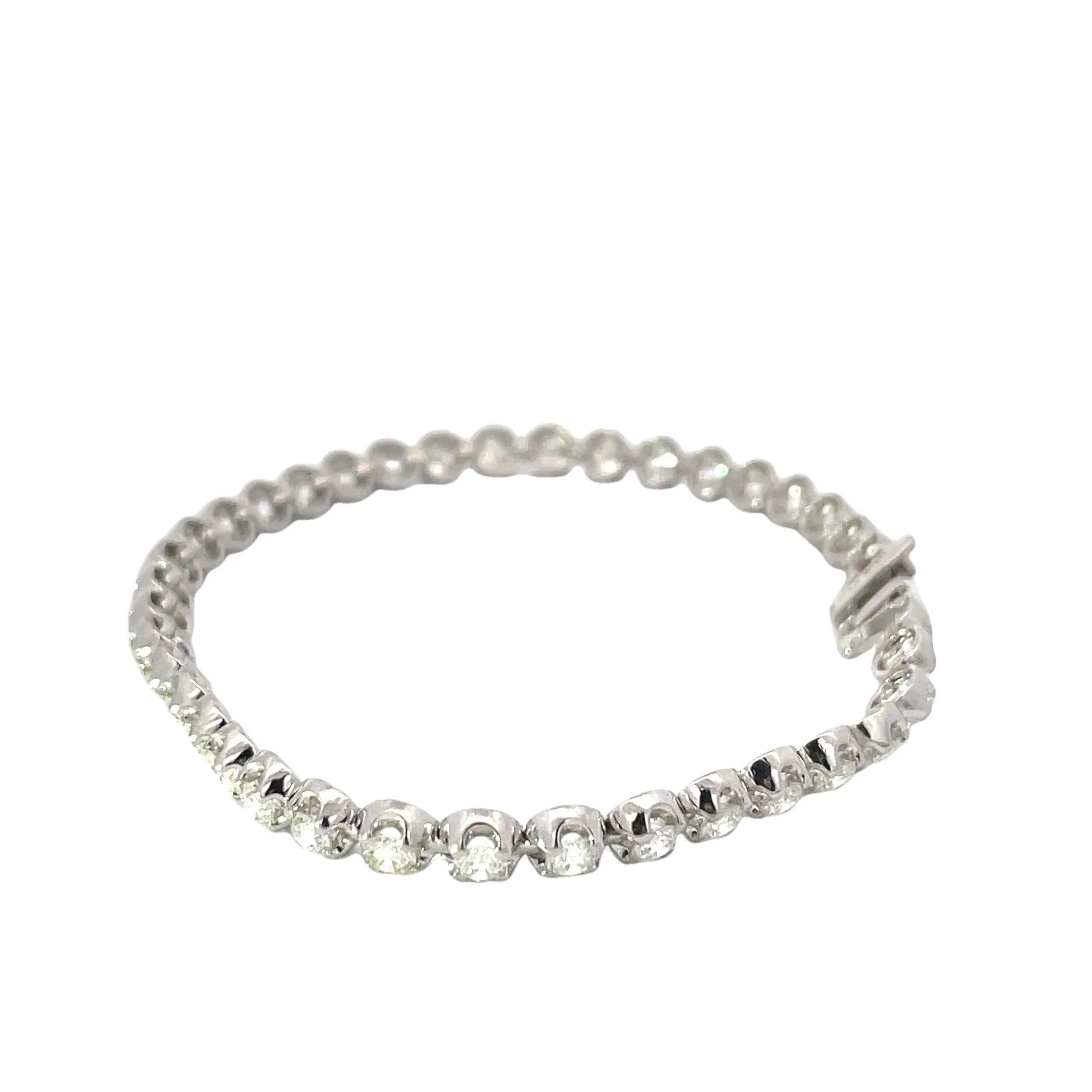 White Gold Diamond 3CT Tennis Bracelet