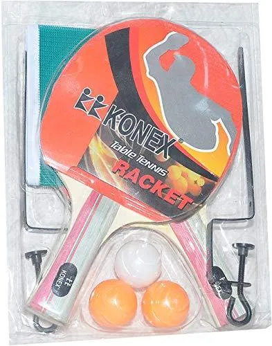 Wooden Table Tennis Set (2 raquets | 3 Balls | 1 Adjustable net)