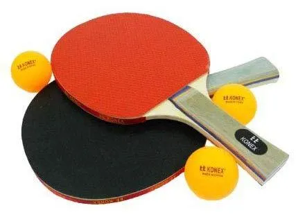 Wooden Table Tennis Set (2 raquets | 3 Balls | 1 Adjustable net)